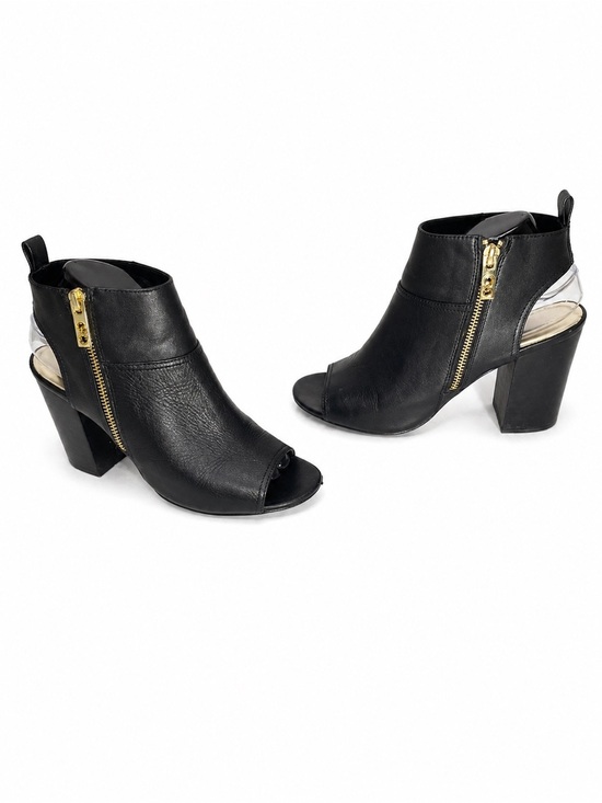 Cole Haan Shoes - Cole Haan Black Leather Block Heel Slingback Pumps | Size 8B